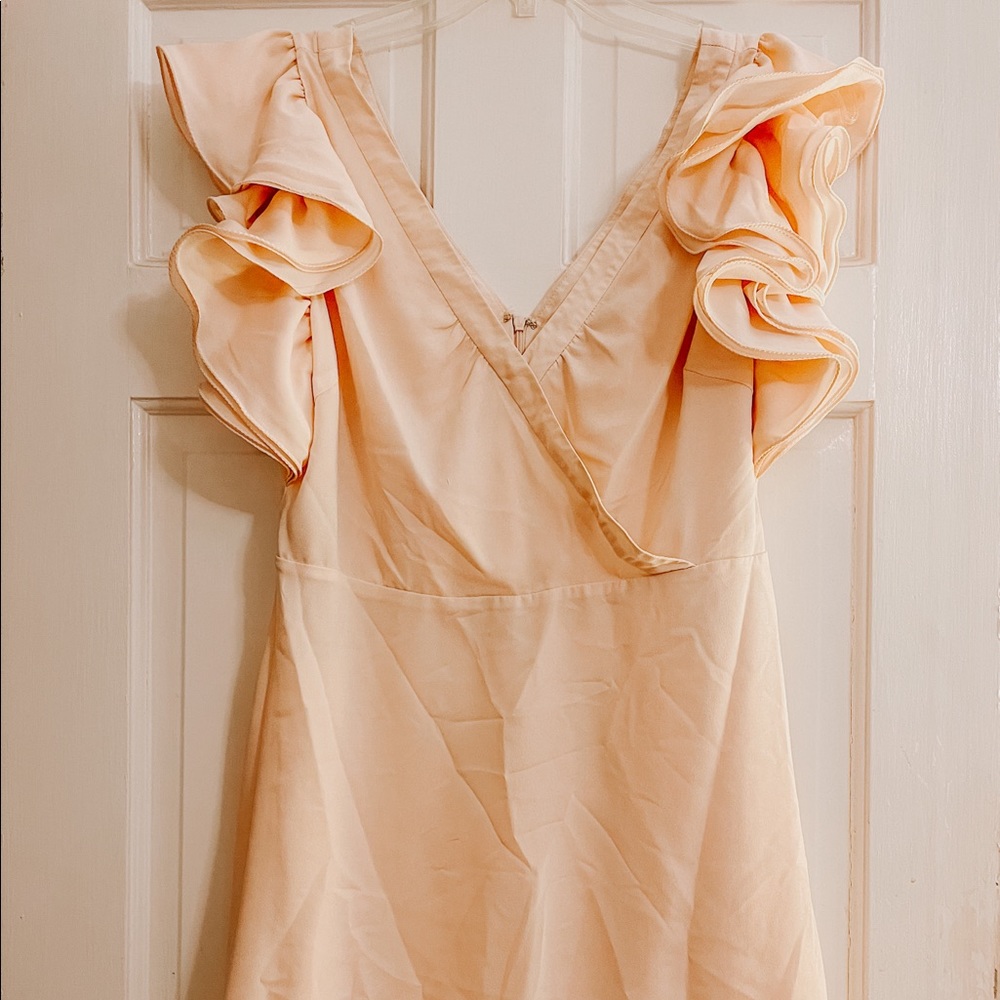 Ark & Co. Ruffle Sleeve Cocktail Dress Size Large